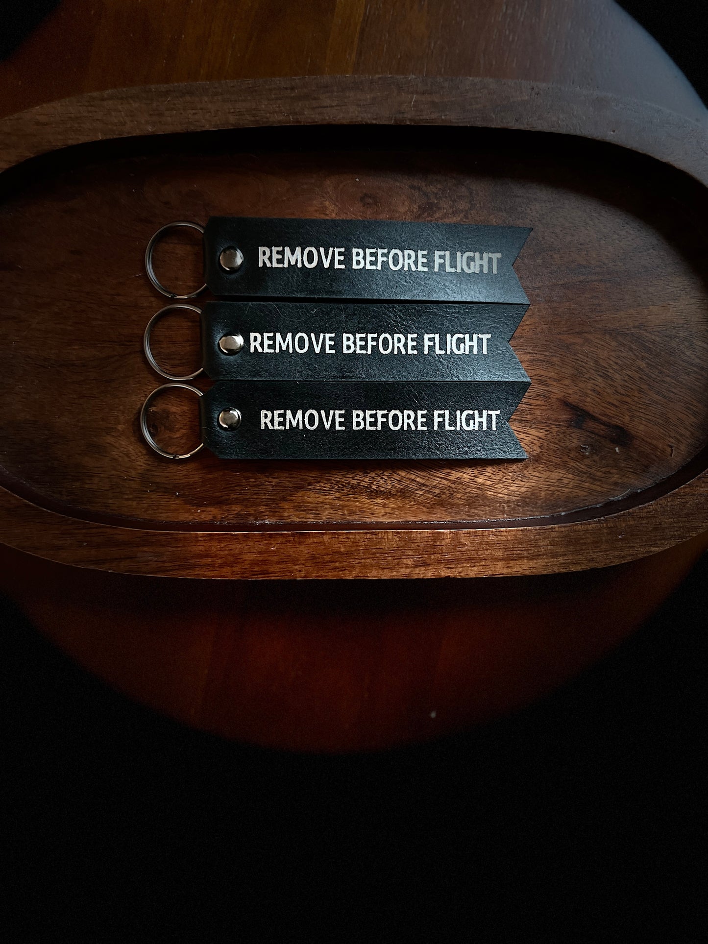 Remove Before Flight Keychain